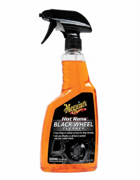 بخاخ منظف جل رغوي للاطارات السوداءMeguiar's Hot Rims Black Wheel Cleaner