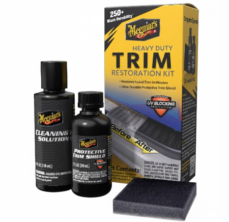 مجموعة تنظيف وحماية الأجزاء المعدنية Meguiar's Heavy Duty Trim Restoration Kit