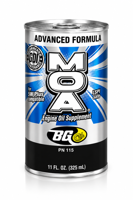 منتج مكمل لتقوية زيت المحرك BG Advanced Formula MOA