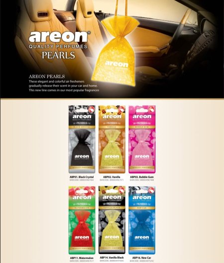 معطر تعليق مراّة حبيبات areon pearls